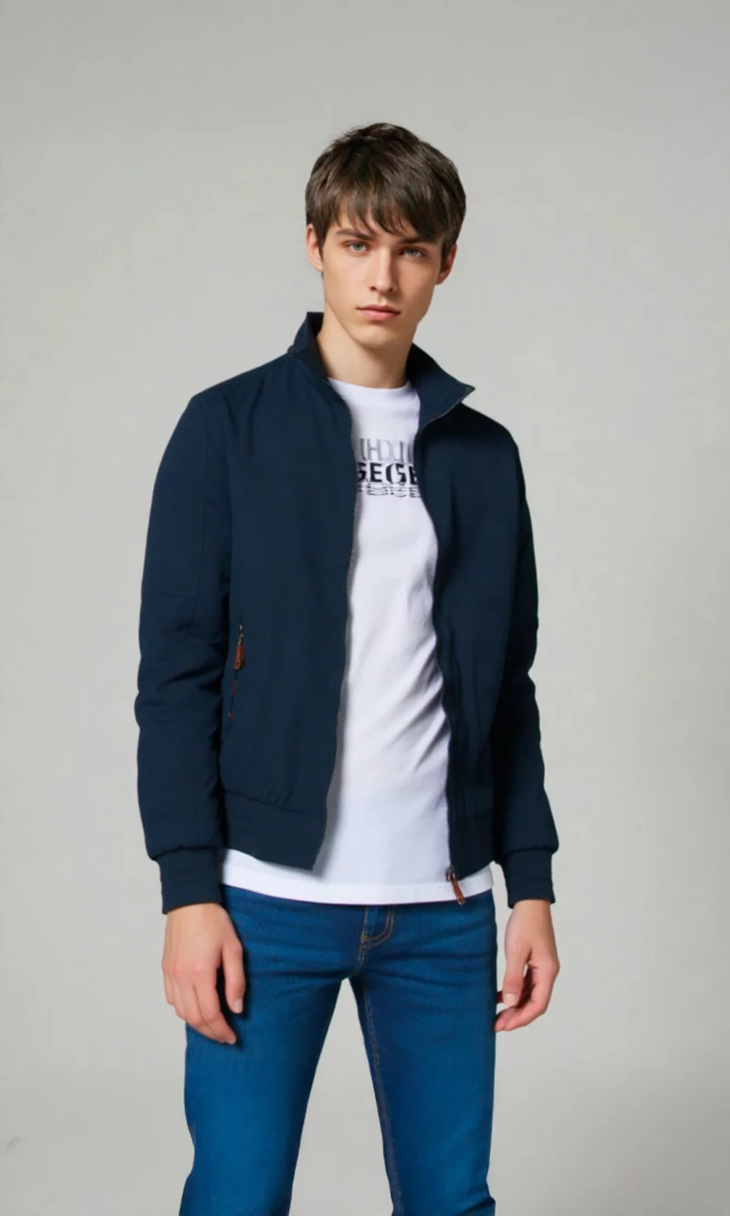 Chaqueta hombre unicolor - Imagen 2
