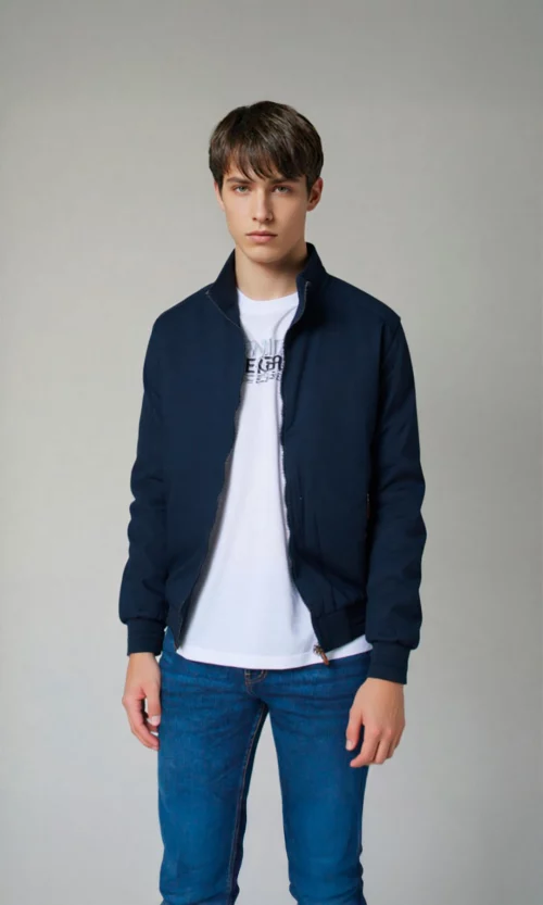 Chaqueta hombre unicolor