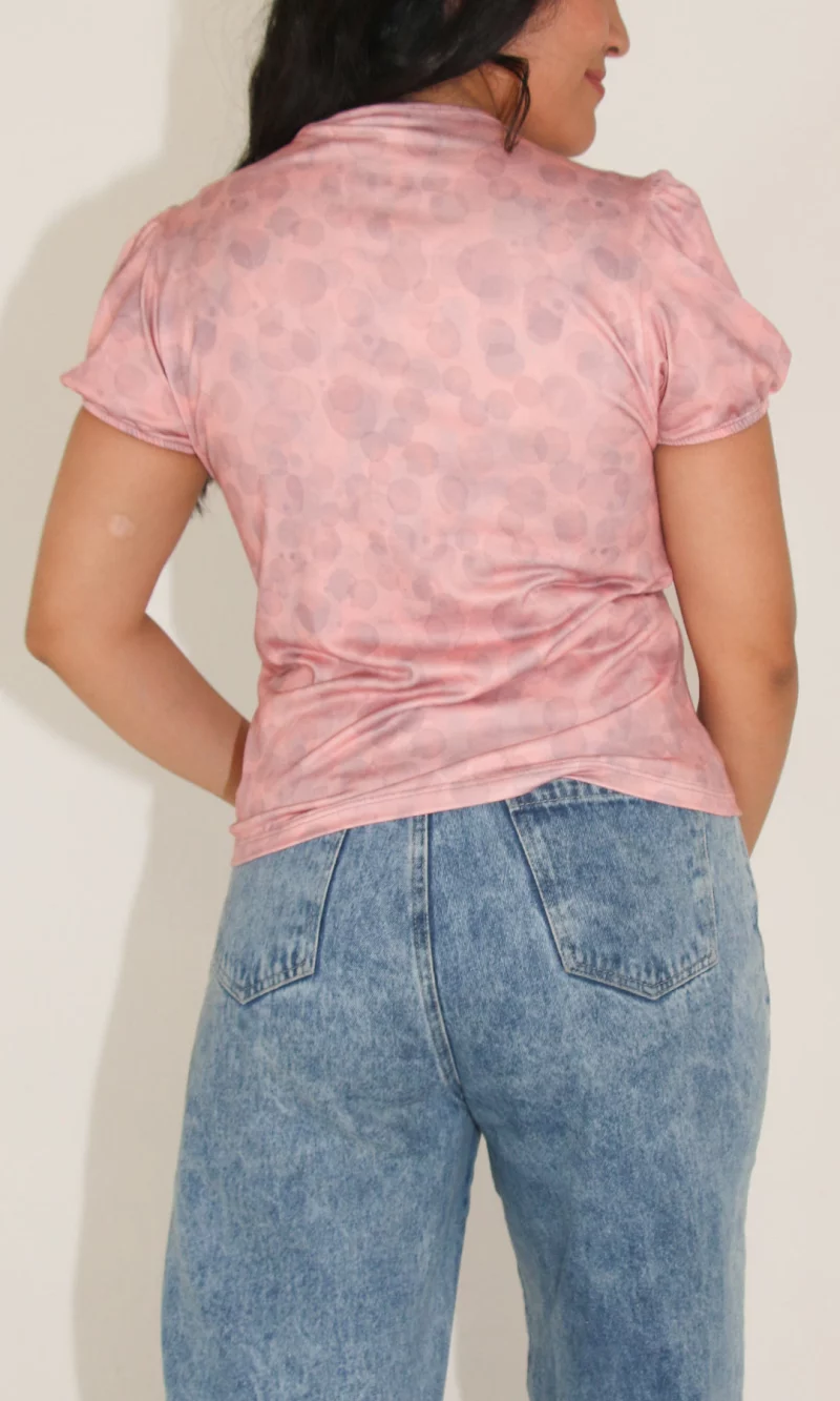 Camiseta mujer manga corta pepas - Imagen 3