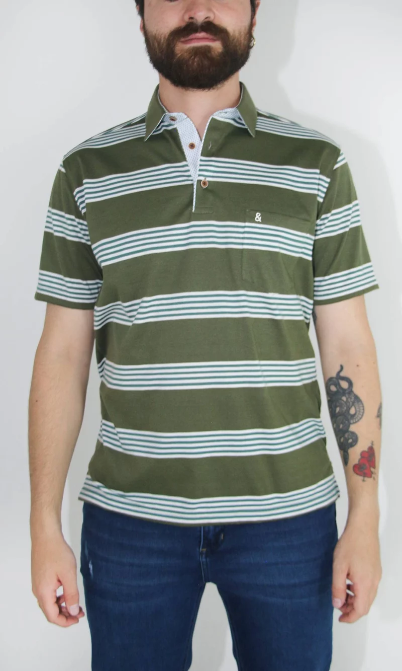 Camiseta hombre rayas - Imagen 7