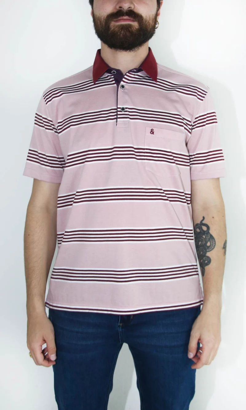 Camiseta hombre rayas - Imagen 4