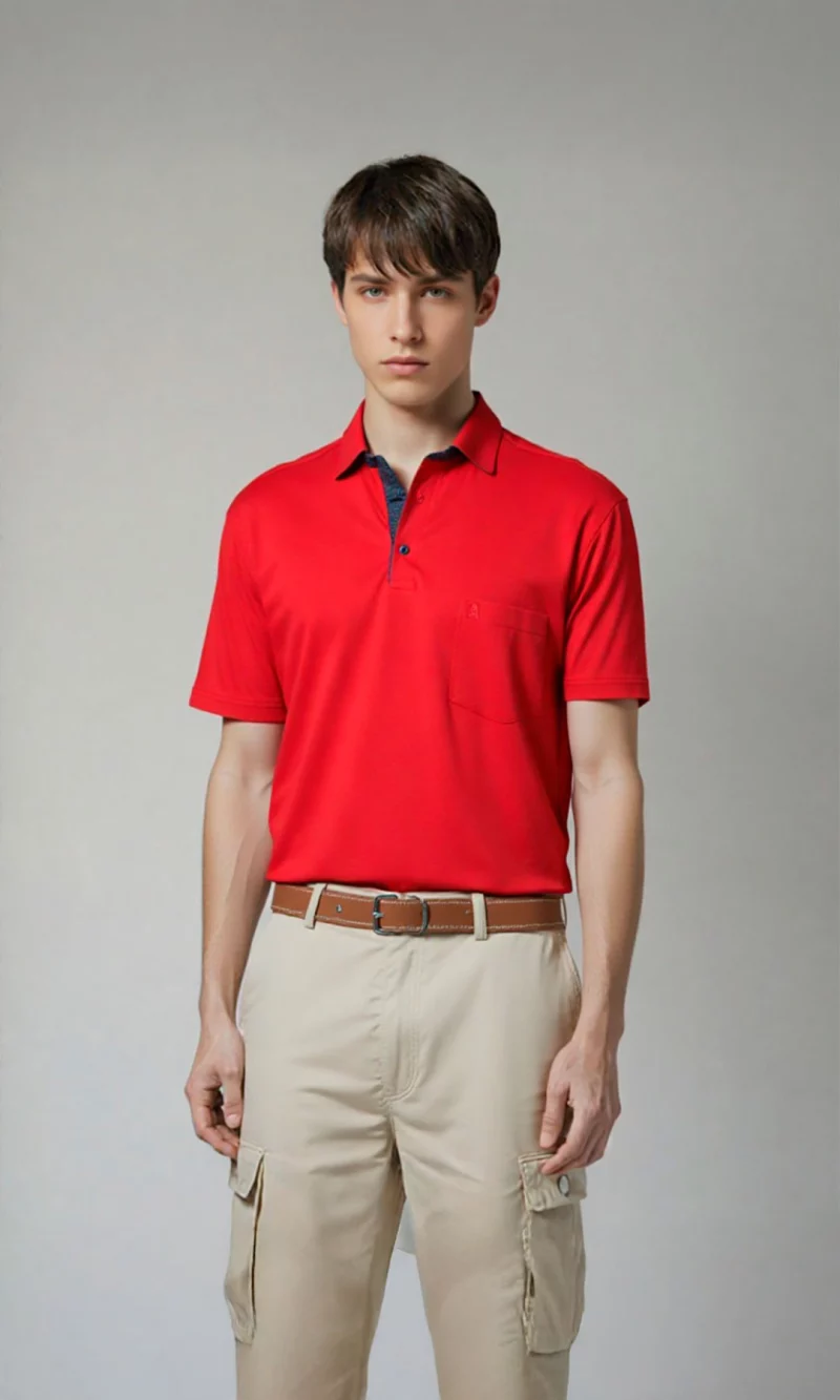 Camiseta hombre unicolor - Imagen 2