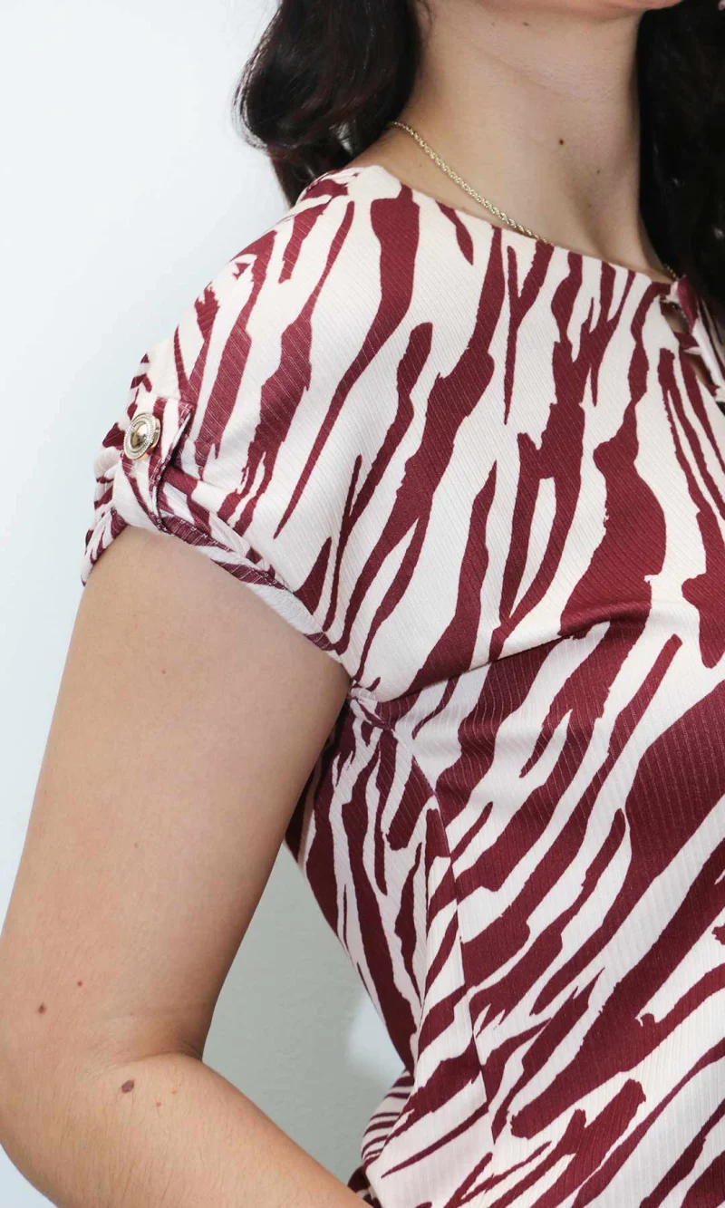 Camiseta mujer manga corta estampada - Imagen 2