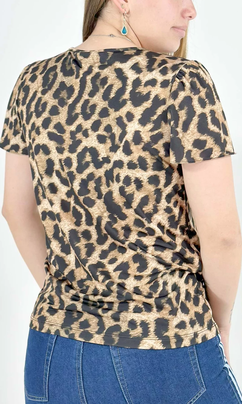 Camiseta mujer manga corta estampada - Imagen 4