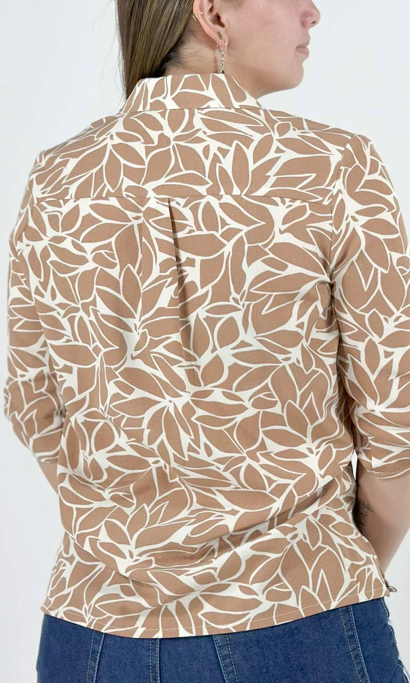 Blusa mujer manga 3/4 estampada - Imagen 5
