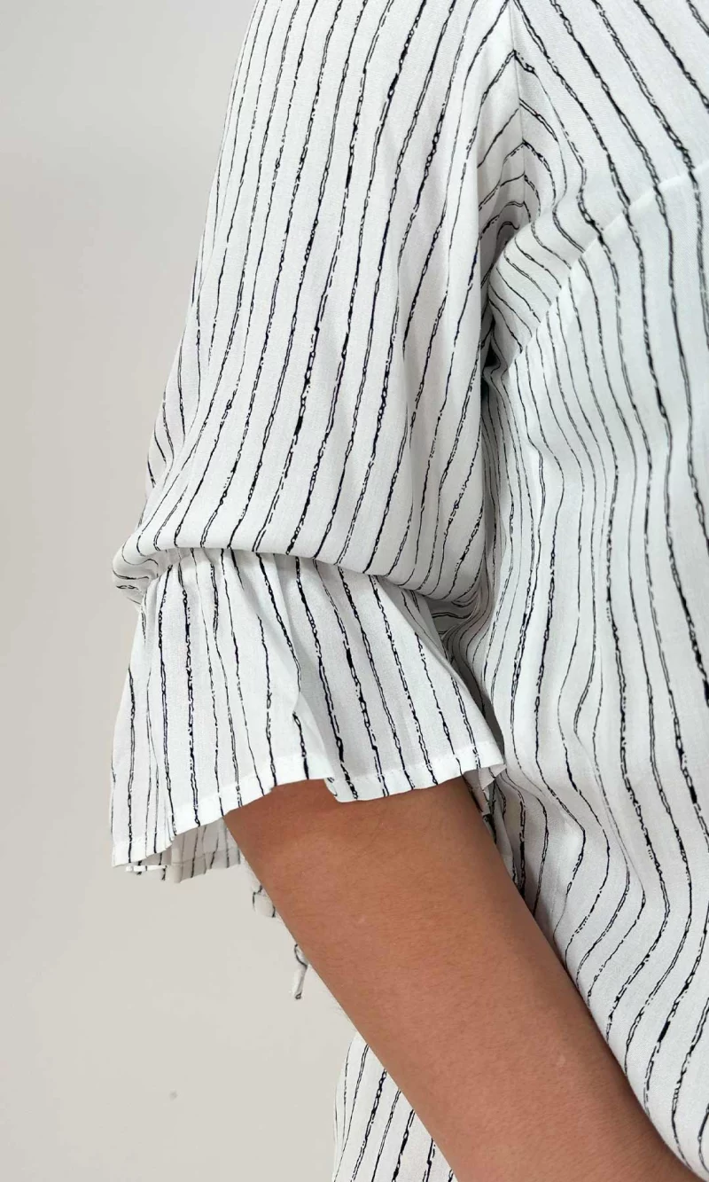 Blusa mujer manga 3/4 rayas - Imagen 10