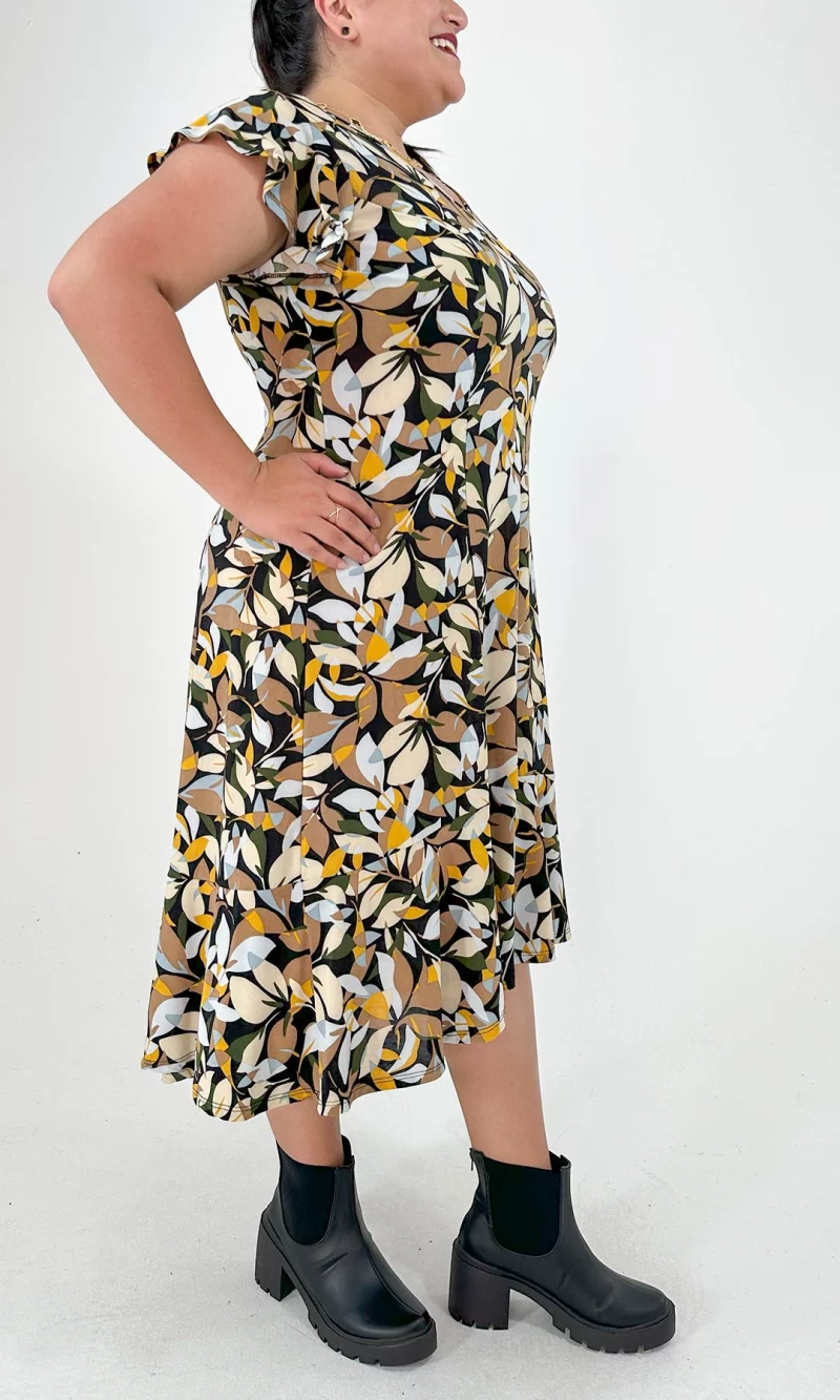 Vestido mujer manga corta Estampado - Imagen 6