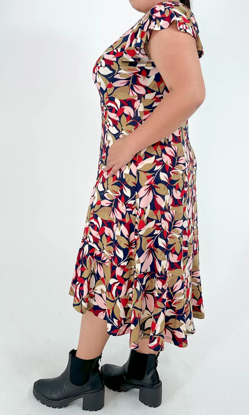 Vestido mujer manga corta Estampado - Imagen 2