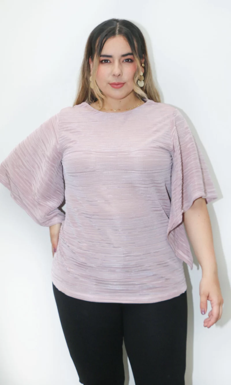 Camiseta mujer manga 3/4 unicolor - Imagen 4