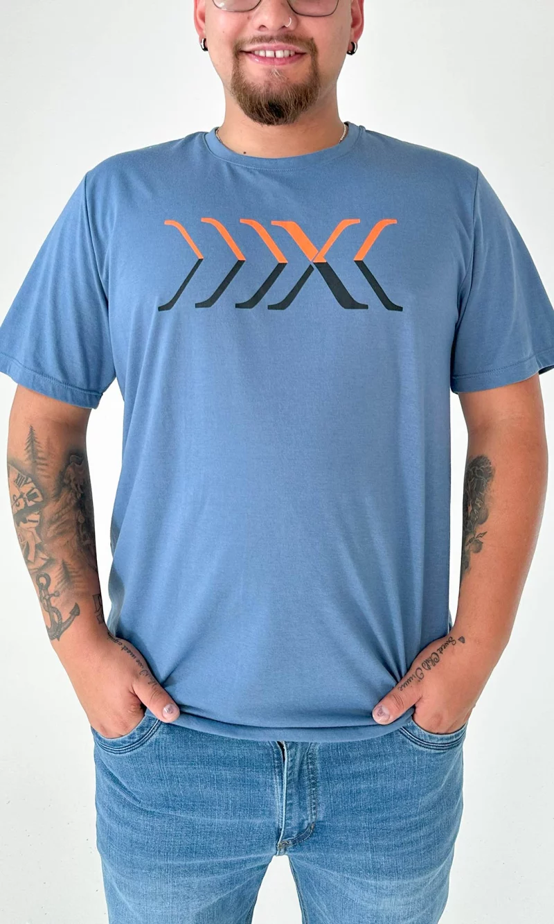 Camiseta hombre manga corta estampada - Imagen 3