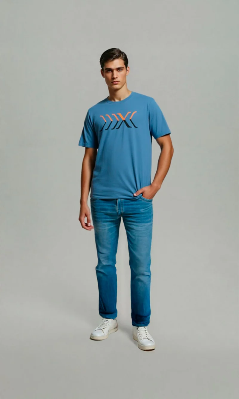 Camiseta hombre manga corta estampada - Imagen 5