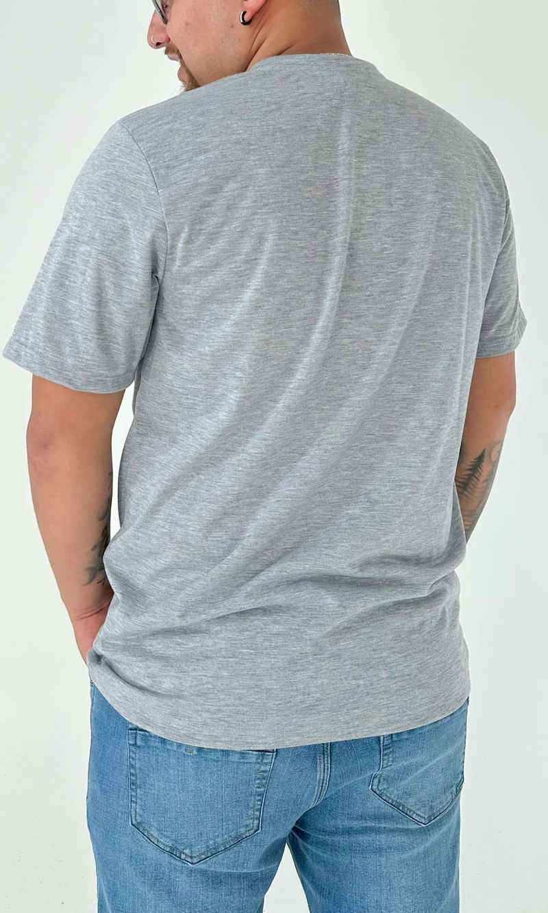 Camiseta hombre manga corta estampada - Imagen 2