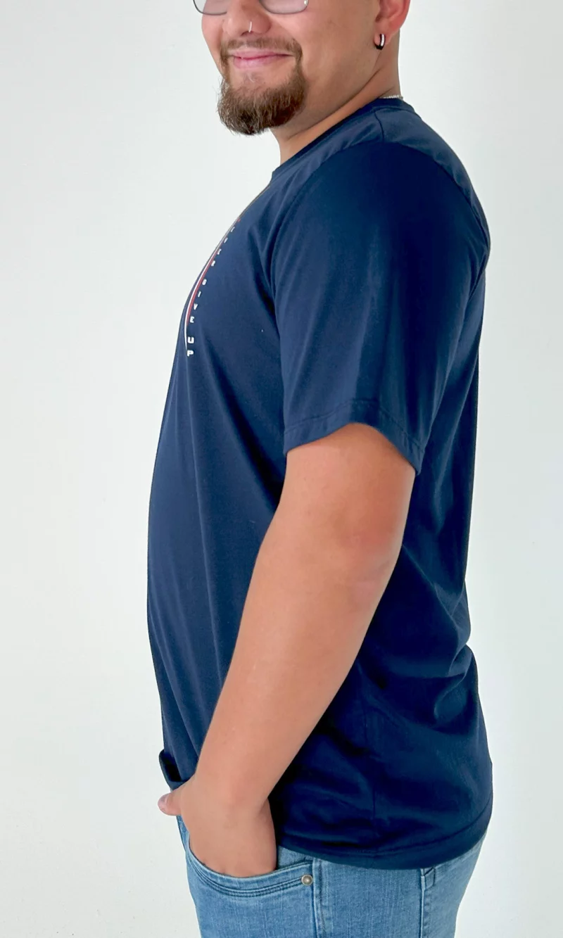 Camiseta hombre manga corta estampada - Imagen 2