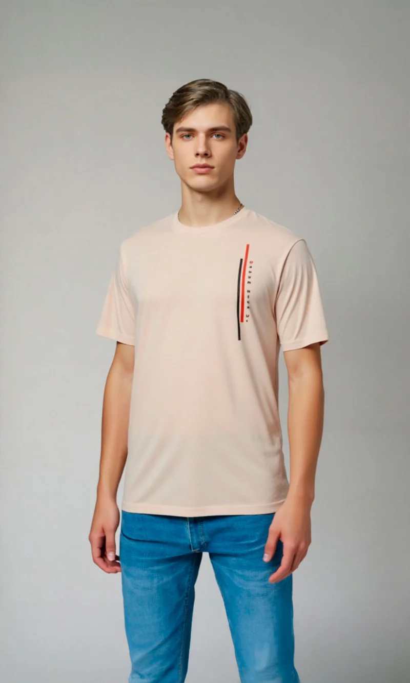 Camiseta hombre manga corta estampada - Imagen 5