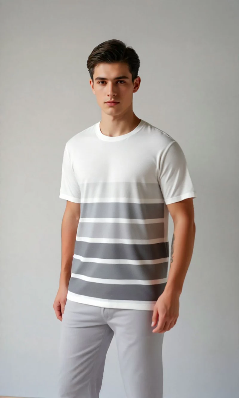 Camiseta hombre manga corta estampada - Imagen 4