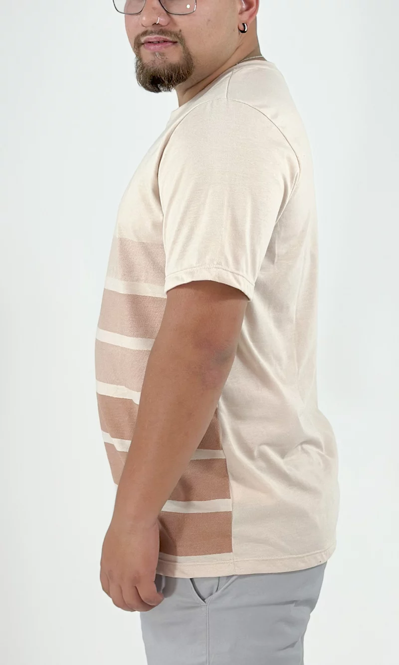 Camiseta hombre manga corta estampada - Imagen 2