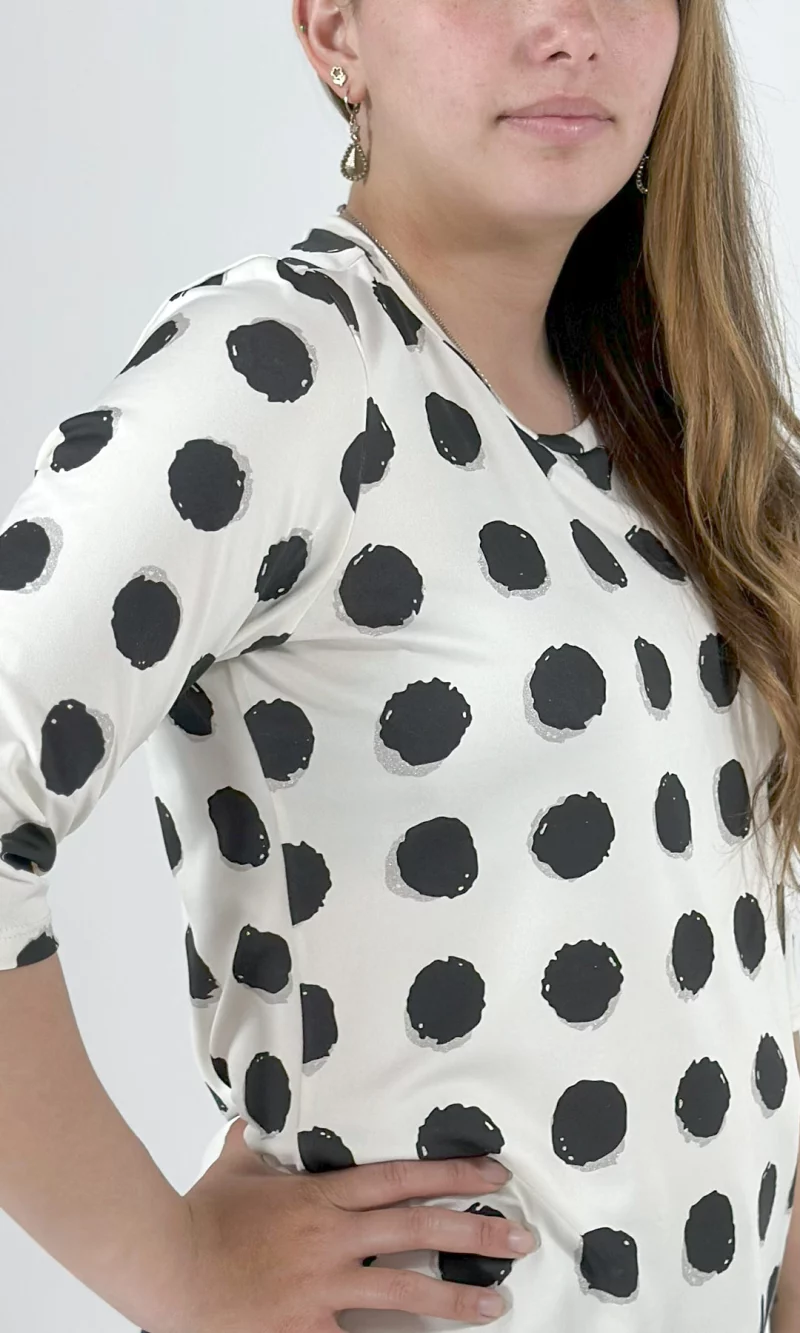 Camiseta mujer manga 3/4 pepas - Imagen 5