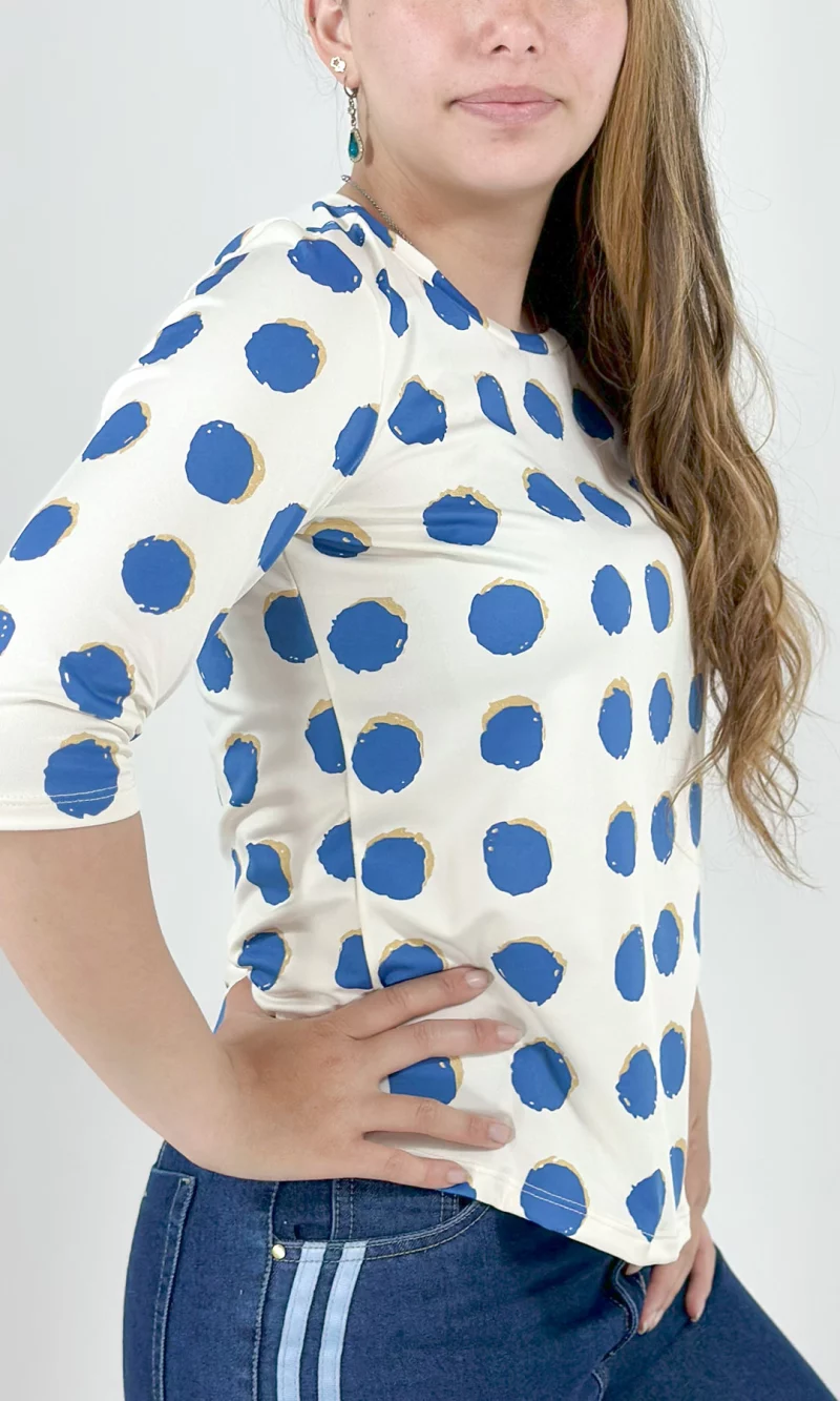 Camiseta mujer manga 3/4 pepas - Imagen 2