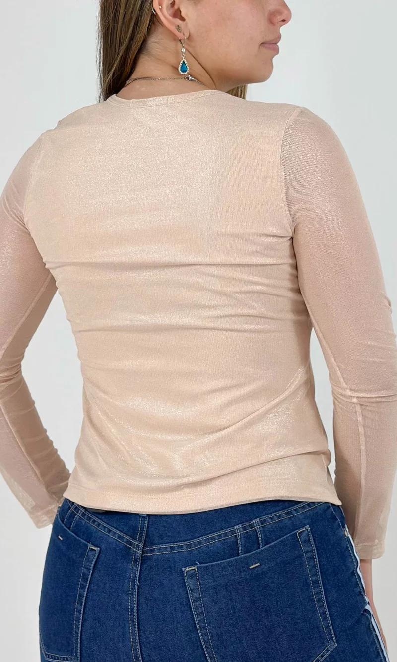 Camiseta mujer manga 3/4 unicolor - Imagen 6