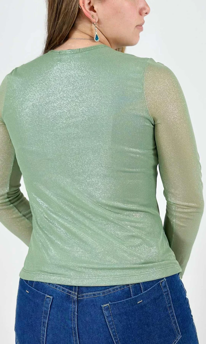 Camiseta mujer manga 3/4 unicolor - Imagen 9