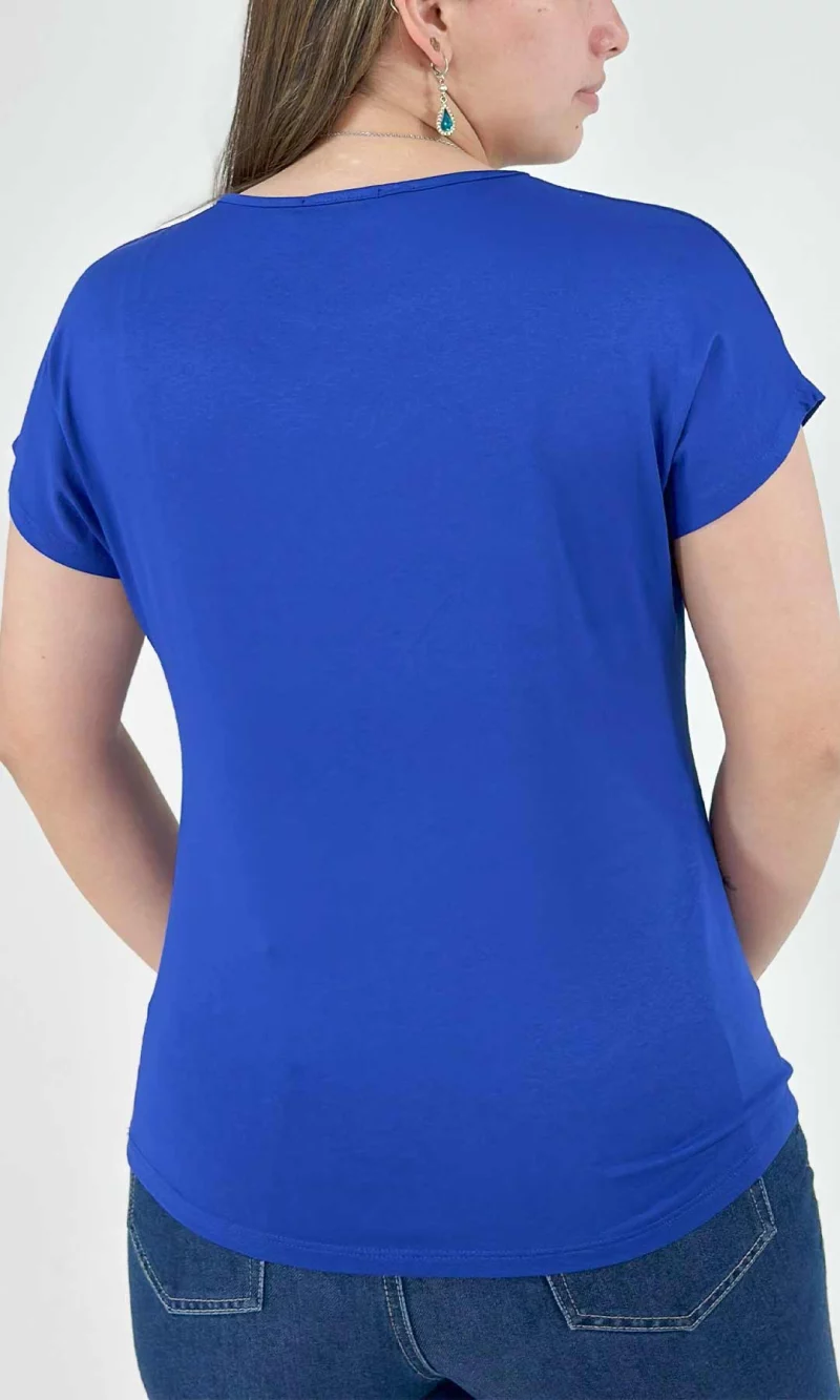 Camiseta mujer manga corta estampada - Imagen 3