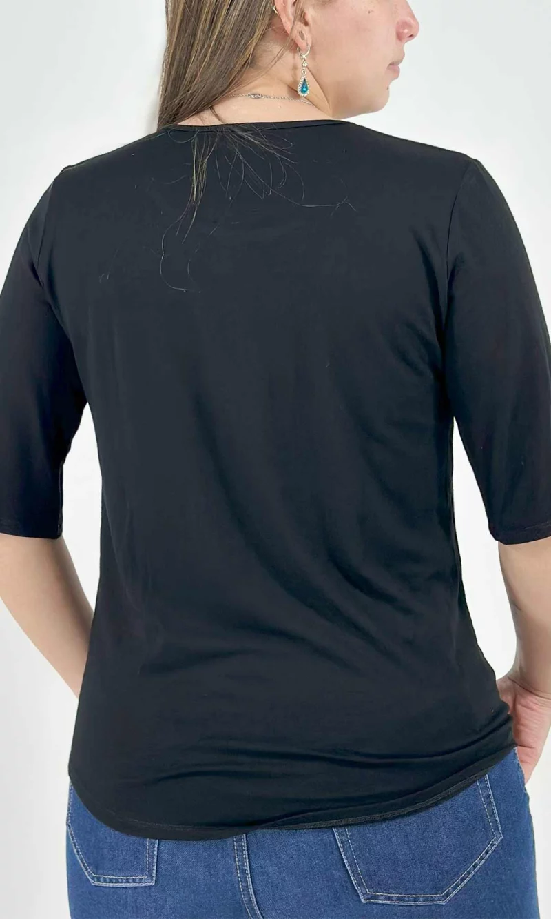 Camiseta mujer manga 3/4 estampada - Imagen 7