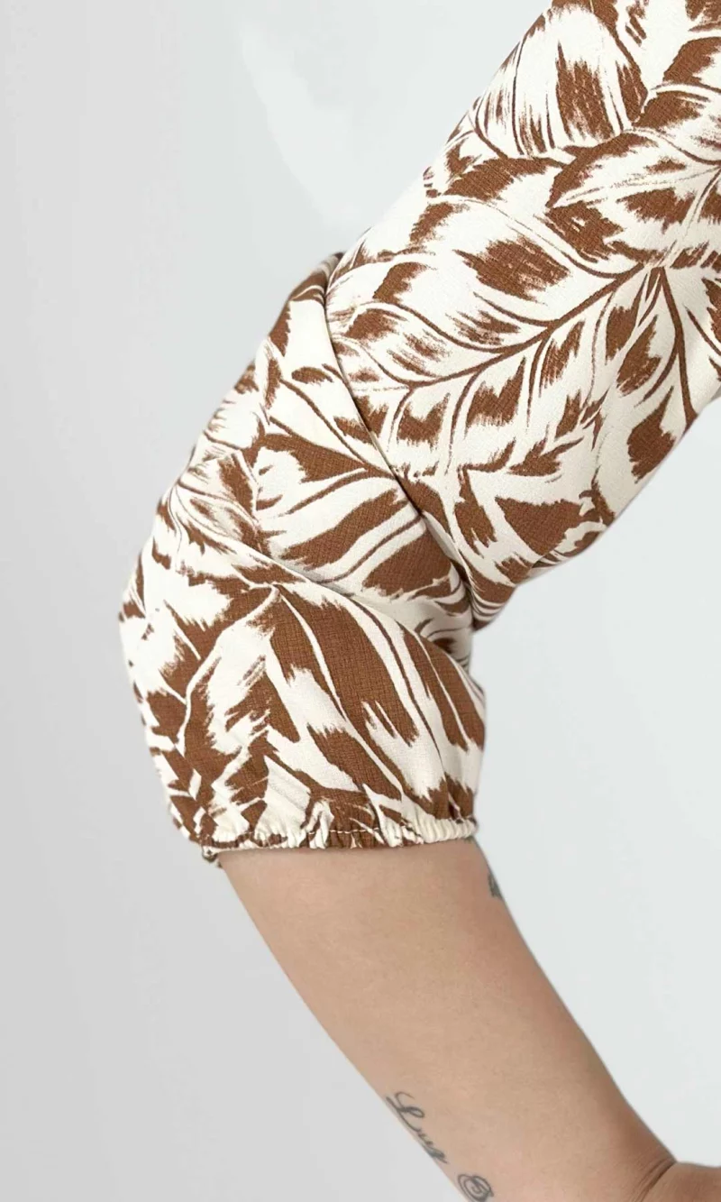 Blusa mujer manga 3/4 estampada - Imagen 6