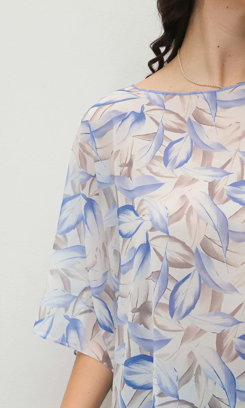 Blusa mujer manga corta estampada - Imagen 2