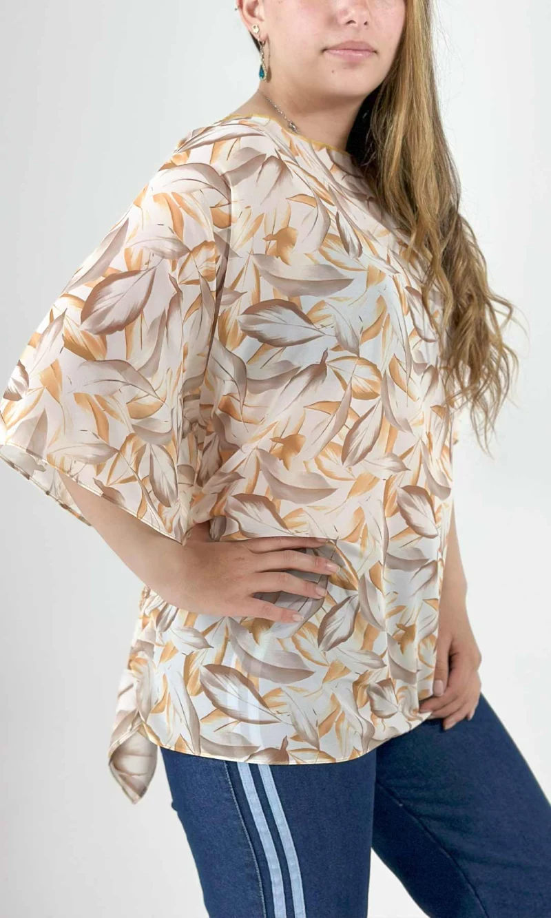 Blusa mujer manga corta estampada - Imagen 9