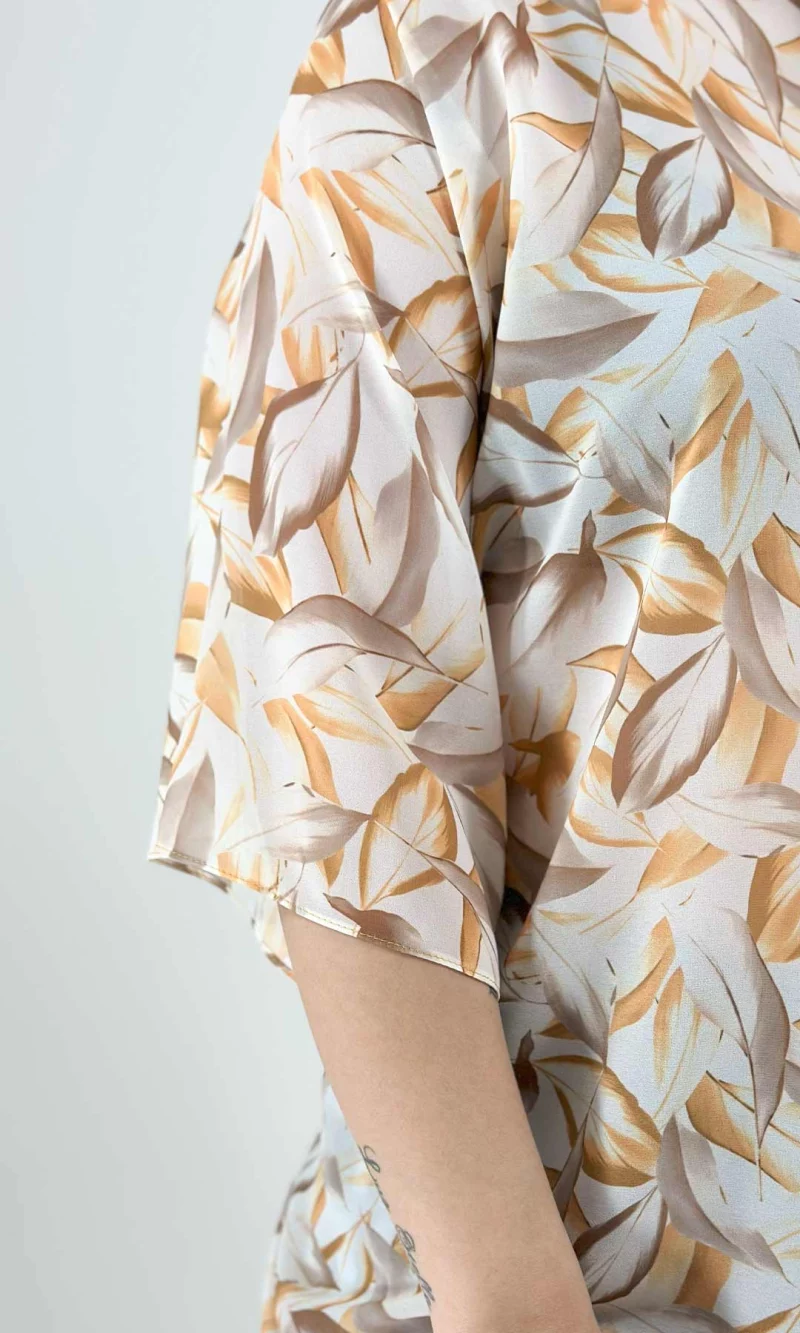 Blusa mujer manga corta estampada - Imagen 10
