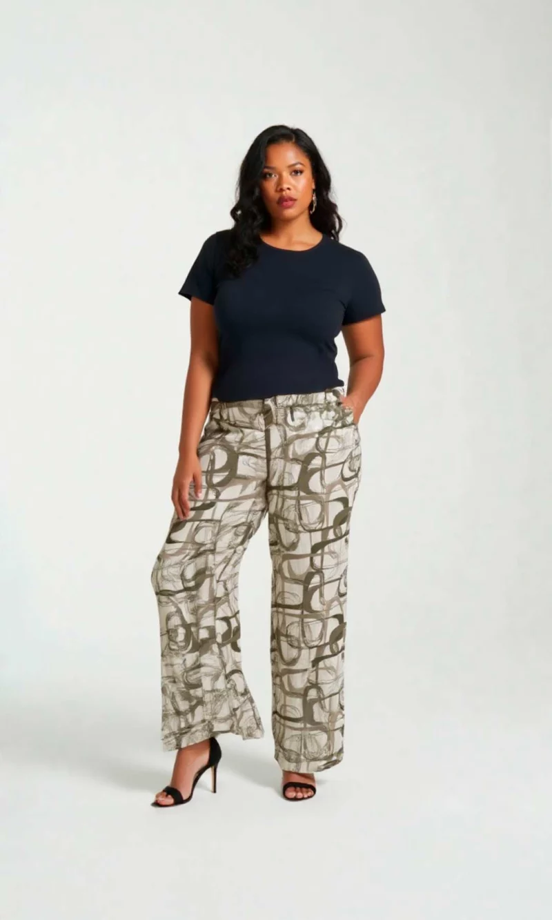 Pantalón mujer estampado - Imagen 8