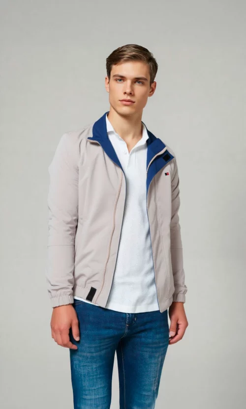 Chaqueta hombre unicolor