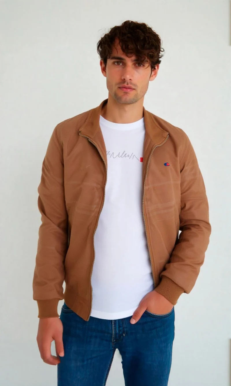 Chaqueta hombre unicolor - Imagen 3