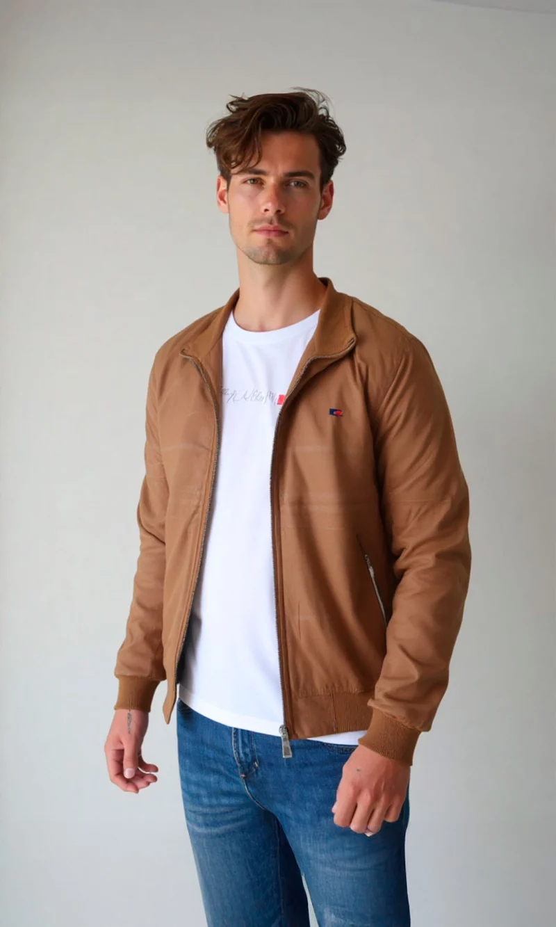 Chaqueta hombre unicolor