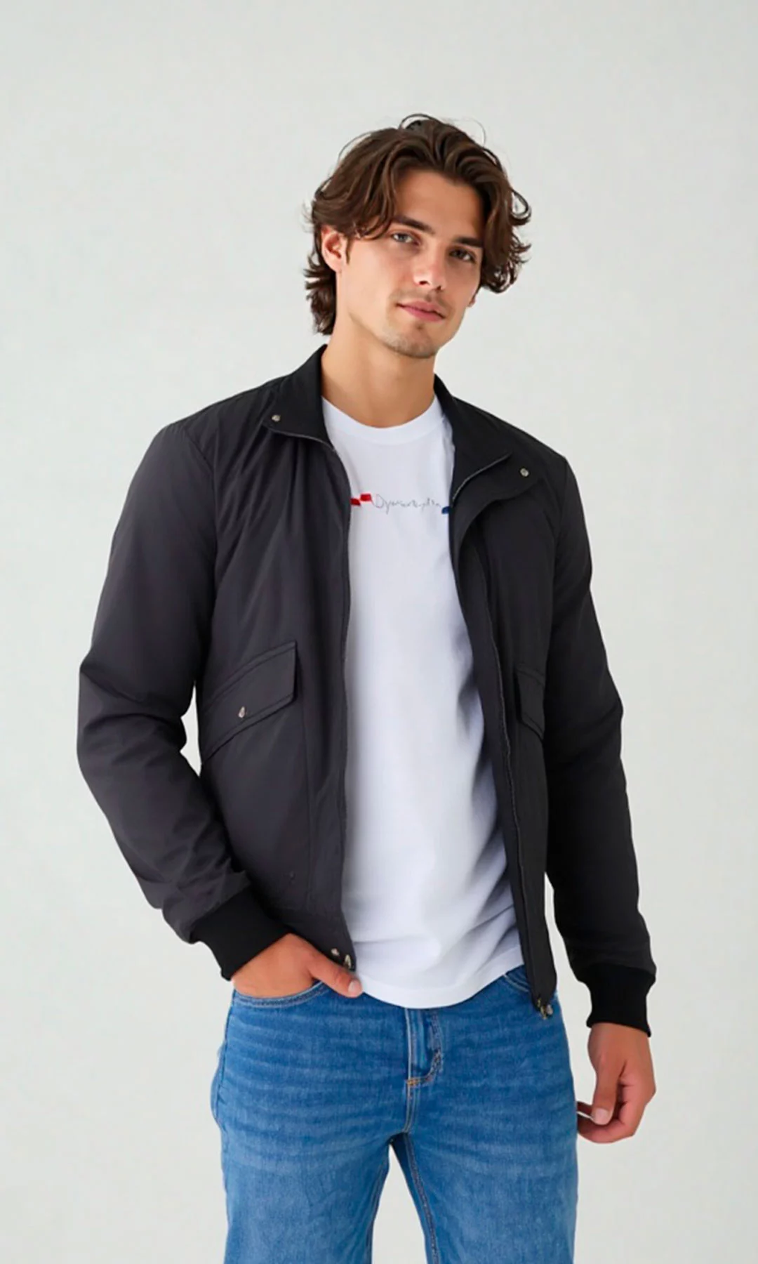 Chaqueta hombre unicolor - Imagen 2