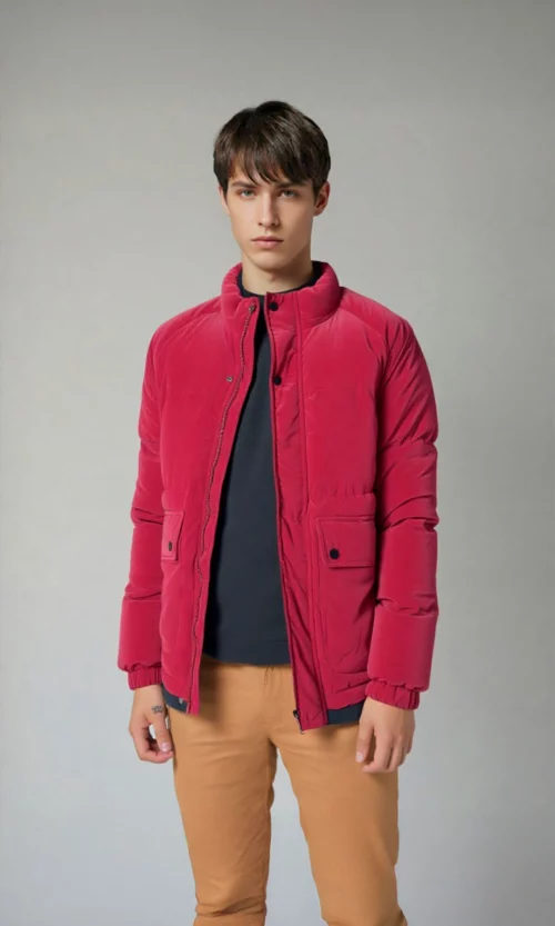 Chaqueta hombre unicolor