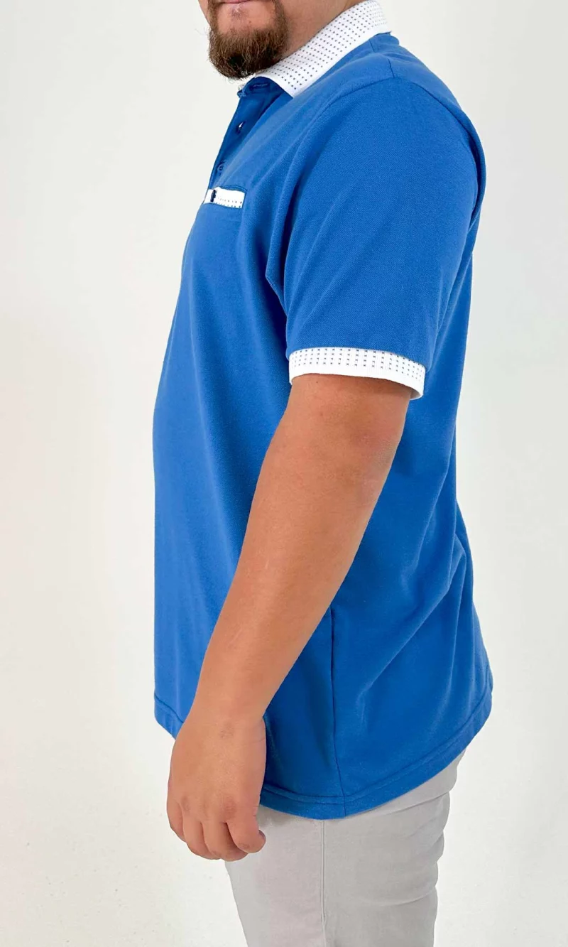 Polo hombre unicolor - Imagen 5