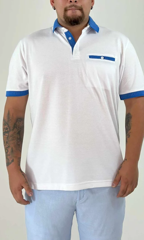 Polo hombre unicolor