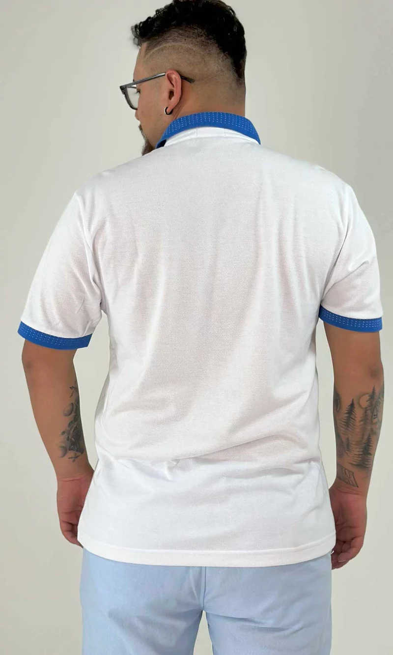 Polo hombre unicolor - Imagen 3