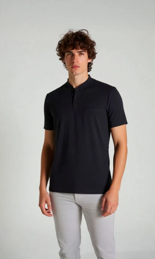 Polo hombre unicolor