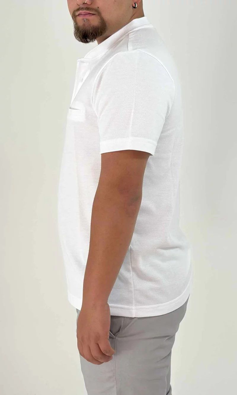 Polo hombre unicolor - Imagen 5