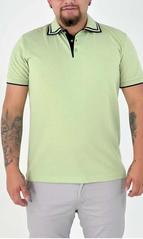 Polo hombre unicolor