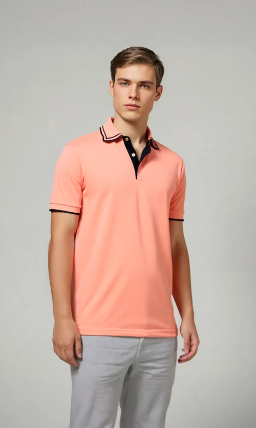 Polo hombre unicolor