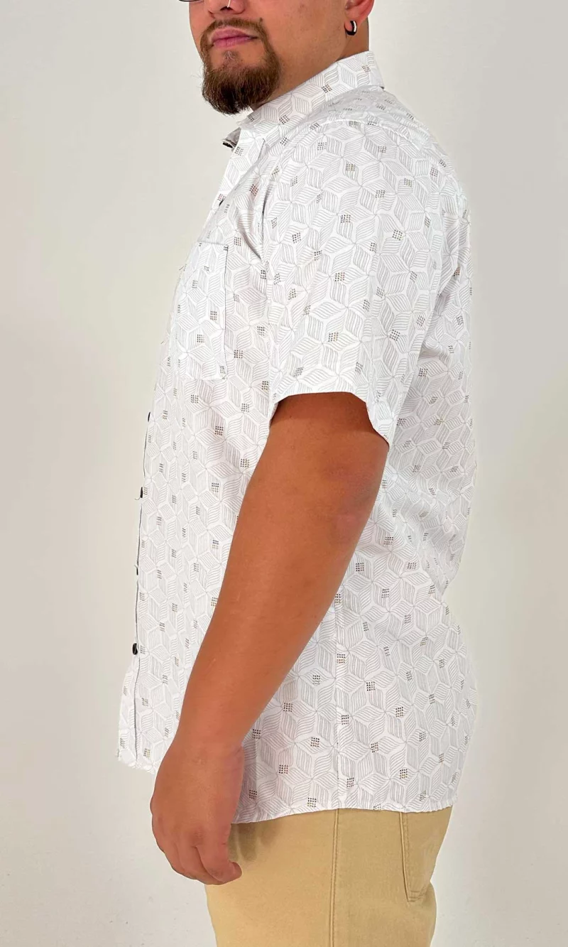 Camisa hombre manga corta estampada - Imagen 5