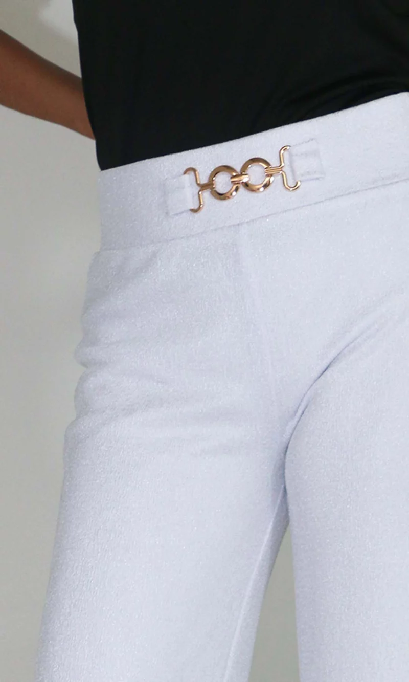 Pantalón mujer unicolor - Imagen 2
