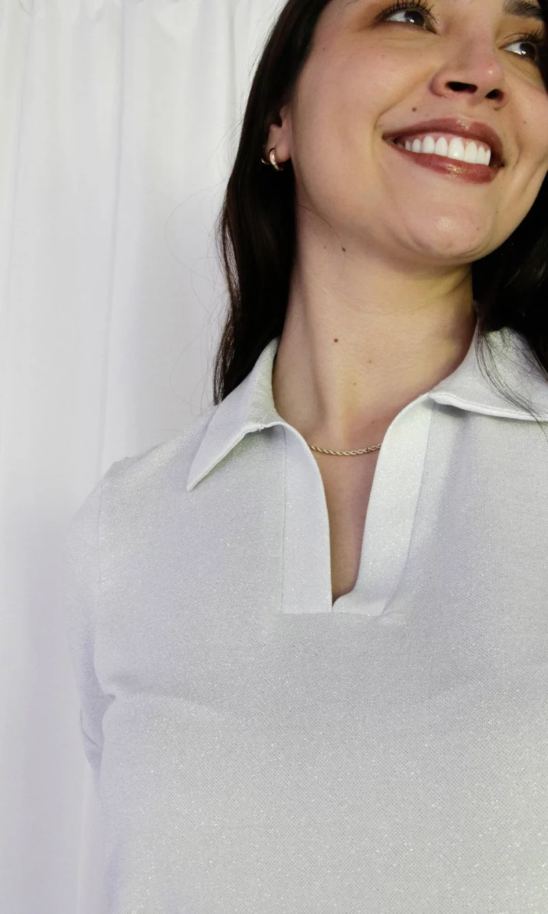 Camiseta mujer manga corta rayas - Imagen 2