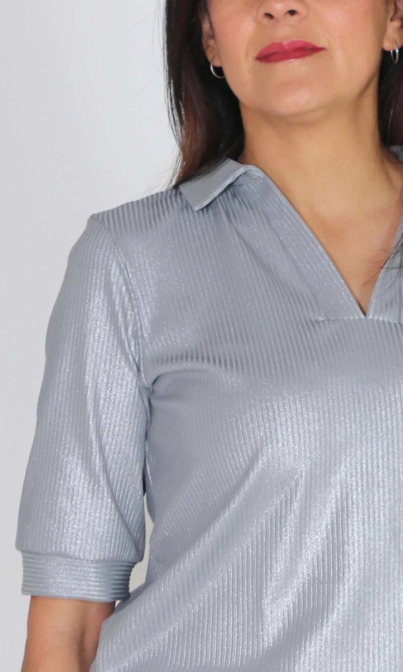 Camiseta mujer manga corta rayas - Imagen 6