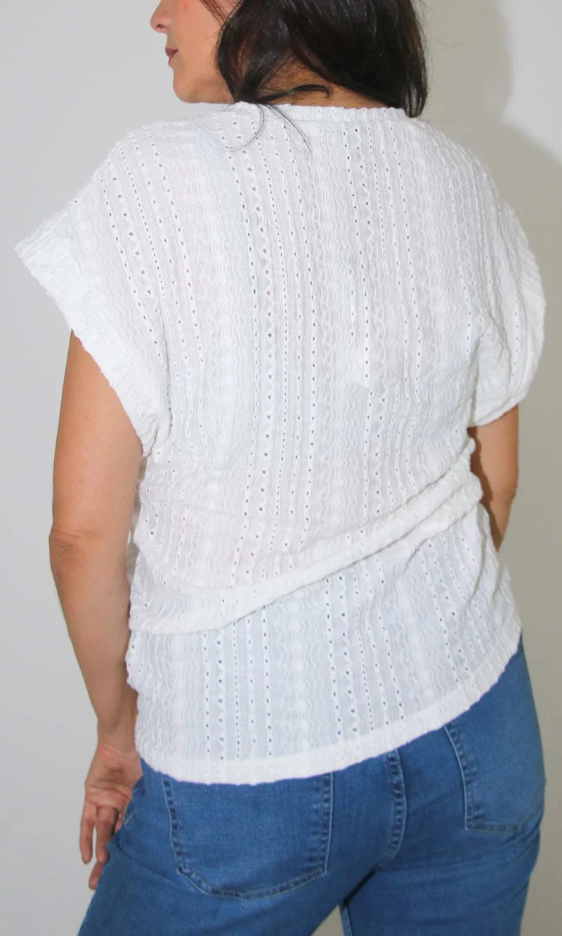 Camiseta mujer manga corta unicolor - Imagen 9