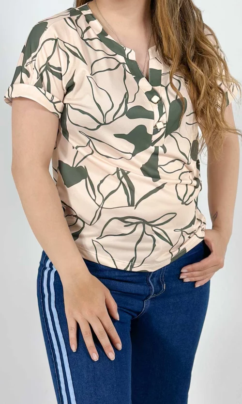Camiseta mujer estampada