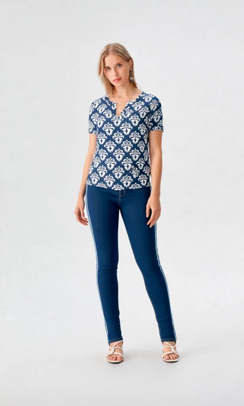 Camiseta mujer estampada